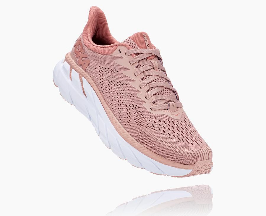 Tenis Hoka One One Feminino Rosa - Clifton 7 - 397-WOGEMJ